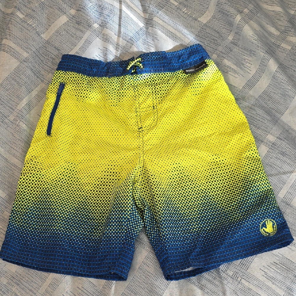 Boy's Body Glove Blue and Green Swim Shorts